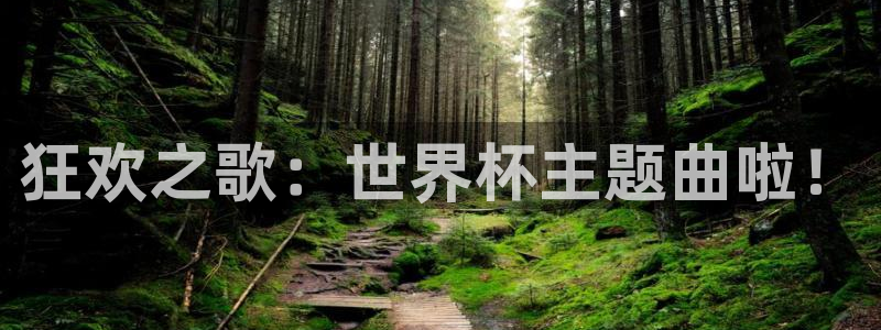 世界杯时间：狂欢之歌：世界杯主题曲啦！
